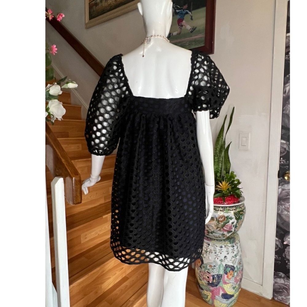 UO Kimchi Blue Moe Dot Lace Mini Dress - Picture 7 of 7
